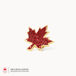 Sparkle Maple Leaf Brooch