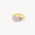 Champagne Sparkle Wave Ring