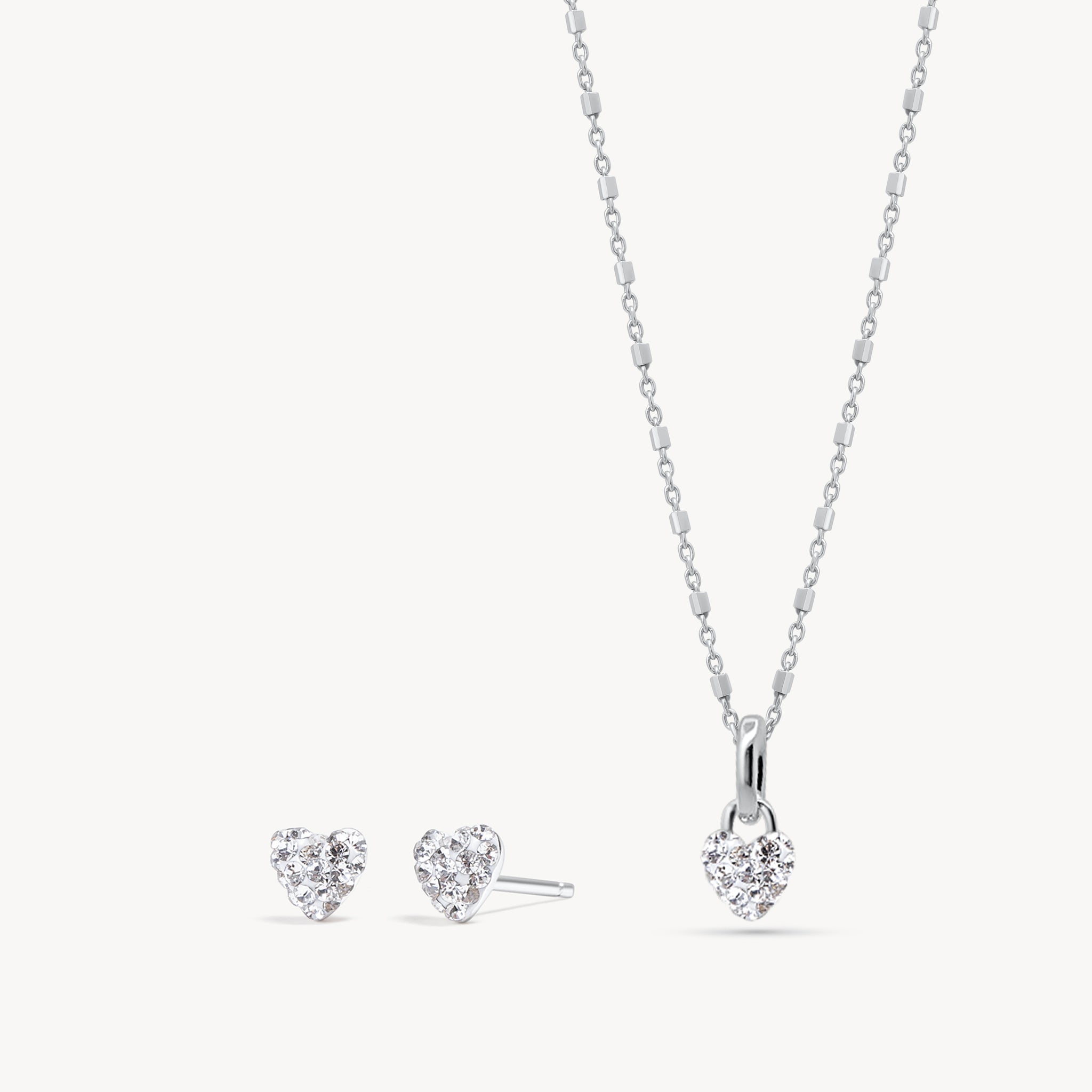 White Stocking Stuffer – Sparkle Heart Set