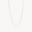 Thin Box Chain Silver