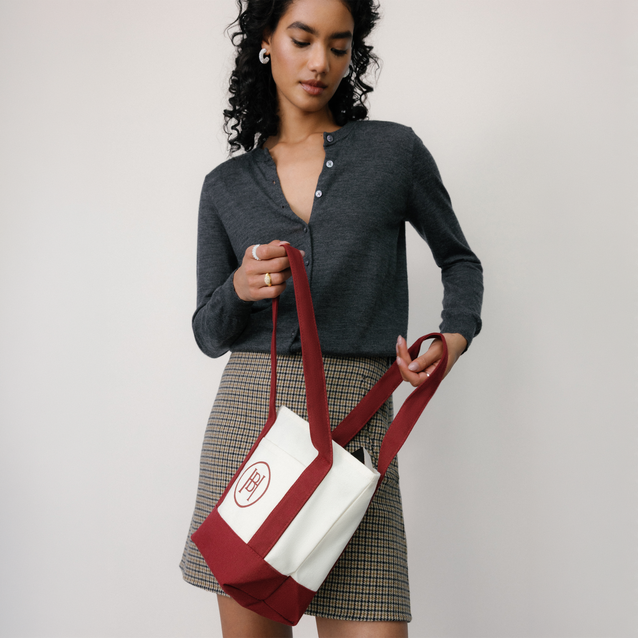 H&B Tote Bag with model