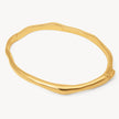 Gold Wave Cuff Bracelet