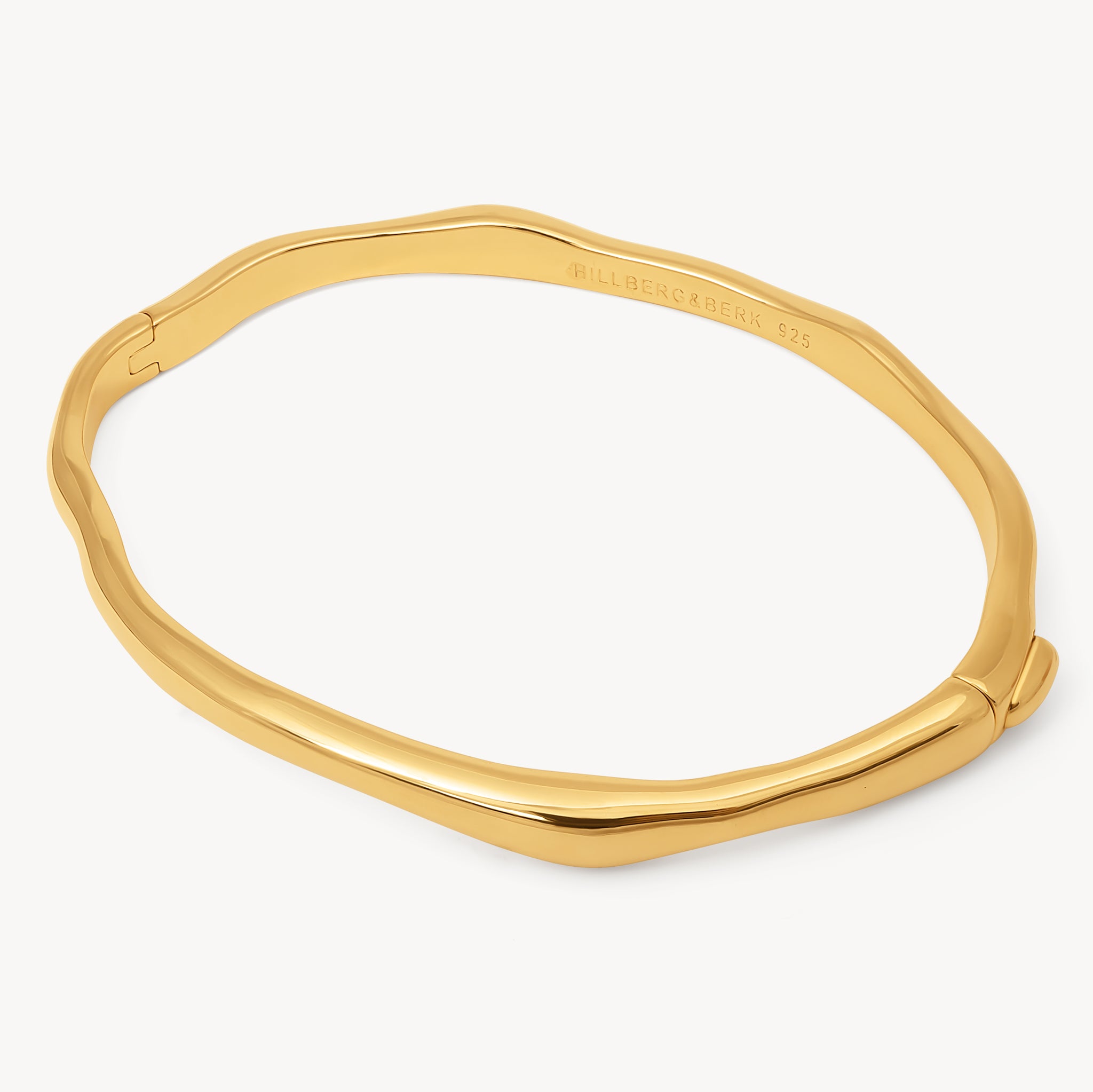 Gold Wave Cuff Bracelet
