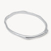 Silver Wave Cuff Bracelet