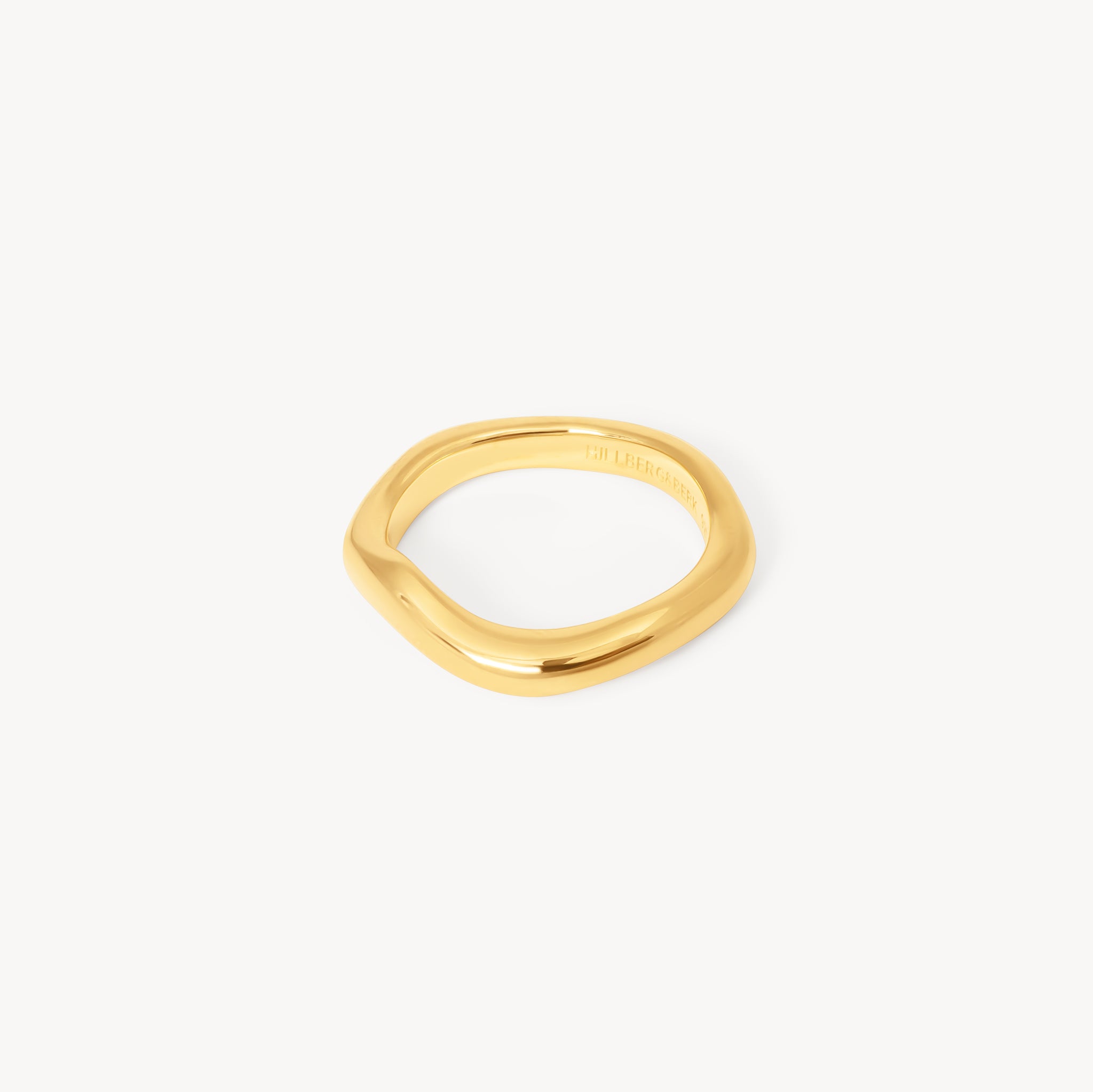 Gold Thin Wave Ring