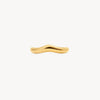 Gold Thin Wave Ring 