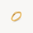 Gold Thin Wave Ring