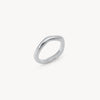 Silver Thin Wave Ring