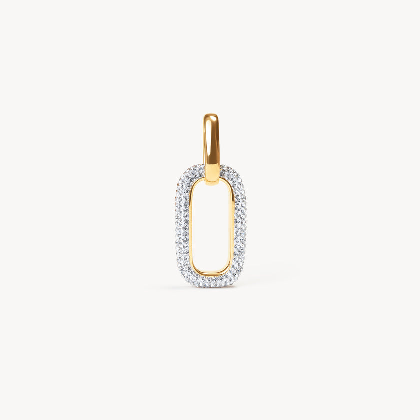 Sparkle Reversible Charm White