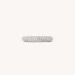 White Sparkle Stacker Ring