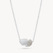 White Drift Sparkle Necklace