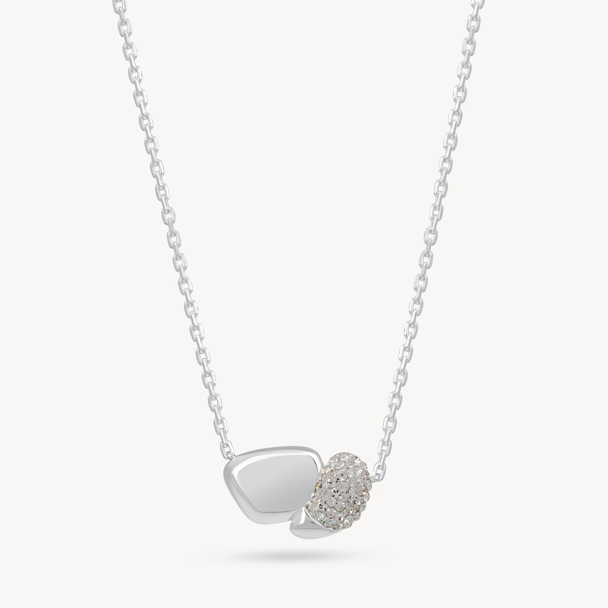 White Drift Sparkle Necklace