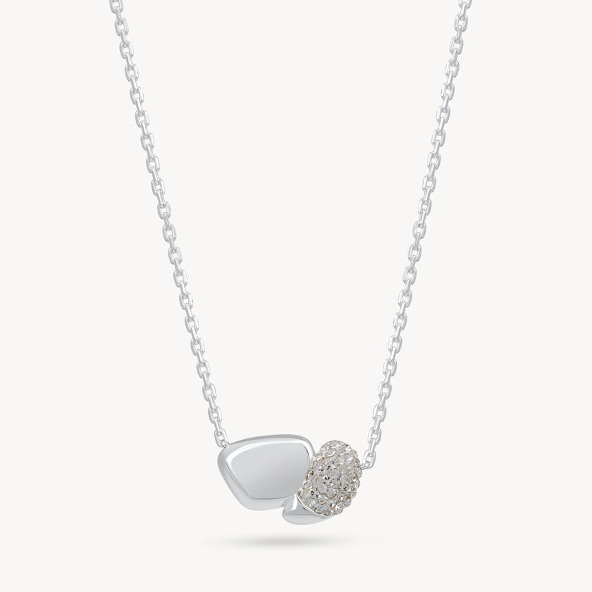 White Drift Sparkle Necklace