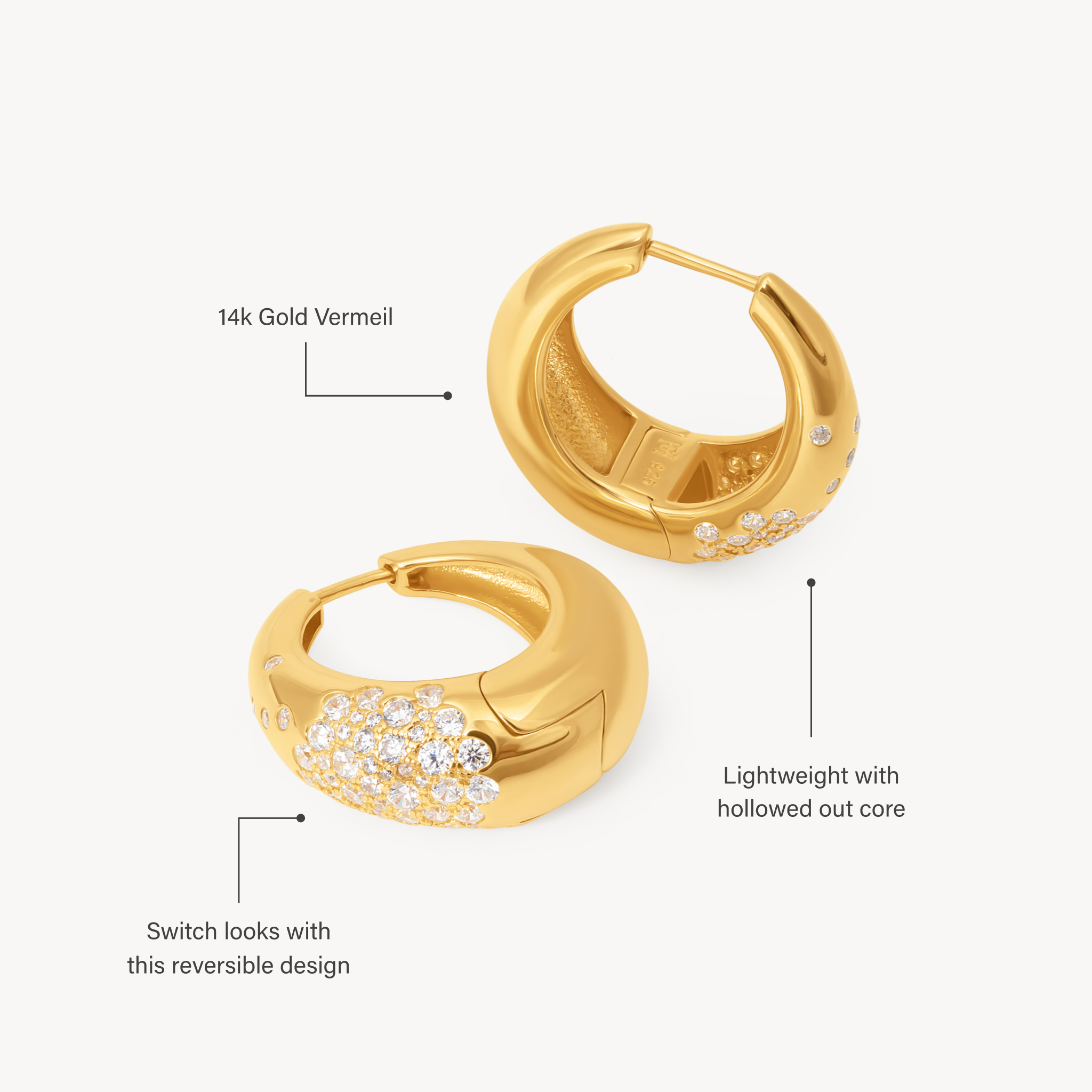 Nova Statement Hoop Earrings