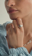 Drift Ring in Silver on model video