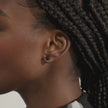 Mini Sparkle Ball™ Stud Earrings in black model video