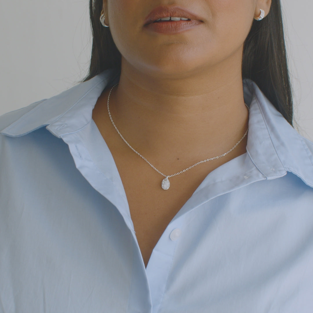 Sparkle Pebble Necklace video