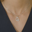 Sparkle Letter Charm and Necklace