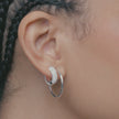 Small Sparkle Hoop Earrings video