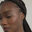 Extra Small Hoop Earrings on model video
