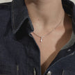 Birthstone Baguette Necklace