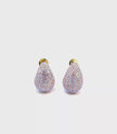 Ballet Slipper Dream Puff Sparkle Stud Earrings 360 video