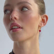 Red Velvet Sparkle Drop Earrings video
