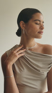 Heart String Chain Bracelet and Necklace on model video