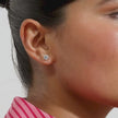 Adore Bezel Studs Clear