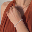 Pearl Bracelet in gold on model video