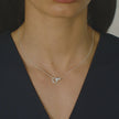 White Interlock Sparkle Necklace video
