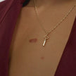 Key To Your Heart Necklace Gold on model video