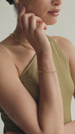 Paper Clip Chain Bracelet video on model