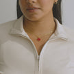 Team Canada Sparkle Maple Leaf Necklace video