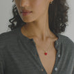 Team Canada Sparkle Heart Necklace video