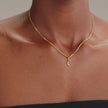 Rose Gold Letter Necklace video