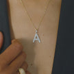 Sparkle Letter Charm