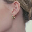 Inside-Out Huggie Hoop Earrings Video