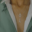 Sparkle Letter Charm
