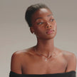 White Medium Sparkle Ball™ Stud Earrings video