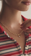 Clip Chain Charm Necklace Base with Gold Heart Carabiner video