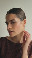 Desert Rose Always On Sparkle Hoop Earrings on model video