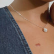 Sparkle Ball™ Clip Chain Necklace video in white