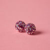 Raspberry Disco Medium Sparkle Ball™ Stud Earrings
