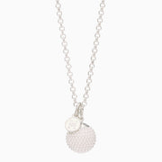 White Pearl Sparkle Ball™ Long Necklace Pendant
