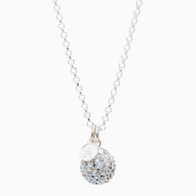 Shattered Glass Sparkle Ball™ Long Necklace Pendant 