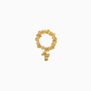 Gold Flower IWD Pin