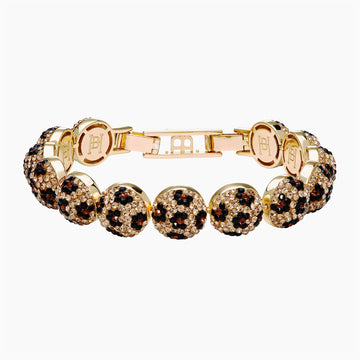 Sparkle Line Bracelet Leopard