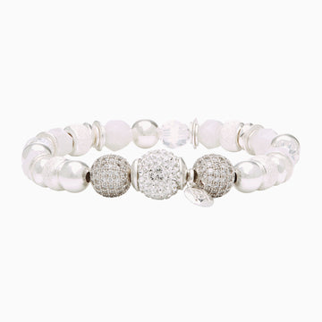 Sparkle Ball™ Luxe Bracelet White