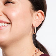 Gemma Pavé Hoop Earrings